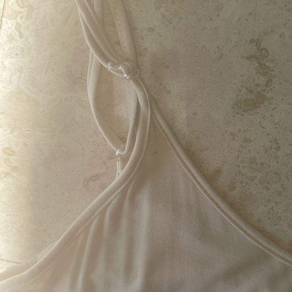FASHIONOMICS CREAM COLOR CAMI EXTENDER WITH LACE DETAILING SIZE 2XL - Picture 5 of 12